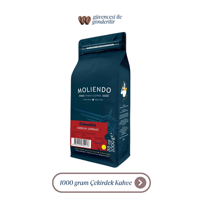 Moliendo Colombia Supremo Çekirdek Kahve 1000g