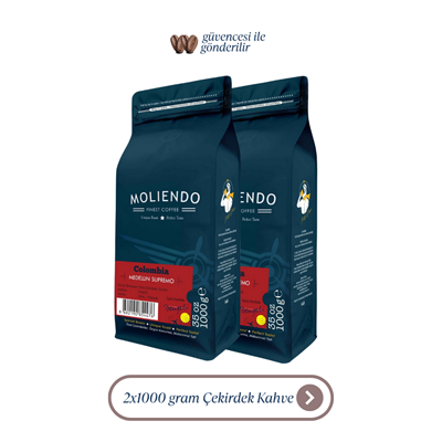 Moliendo Colombia Supremo Çekirdek Kahve 2x1000g