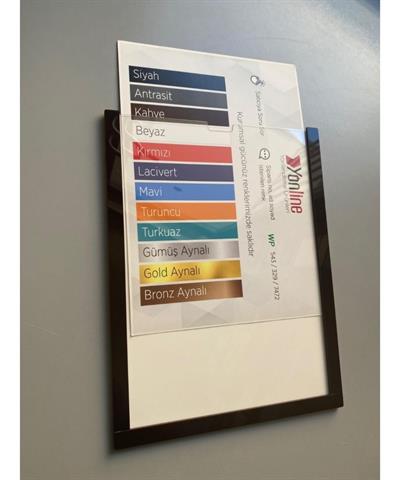 10 Adet A4 Kahve Değiştirilebilir Föylük