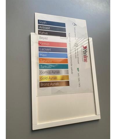 10 Adet Beyaz Değiştirilebilir A4 Föylük