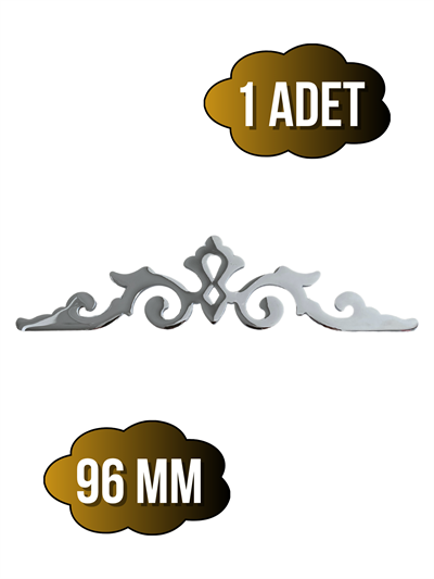 Mimoza 96mm Krom Dolap Kulpu Mobilya Kulpu(KROM)(96mm)(1 ADET)
