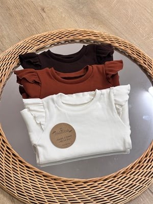 2-8 Yaş 3'lü Uzun Kol Fırfır Detay Body