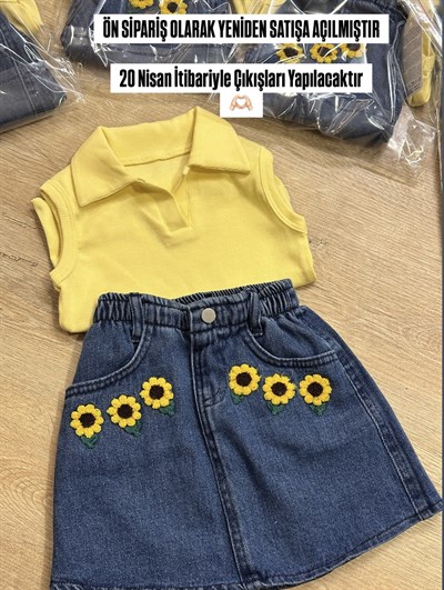 3-10 Yaş Ayçiçeği Kombin