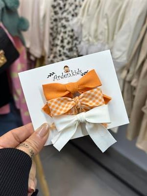 3'lü Orange Klips Set