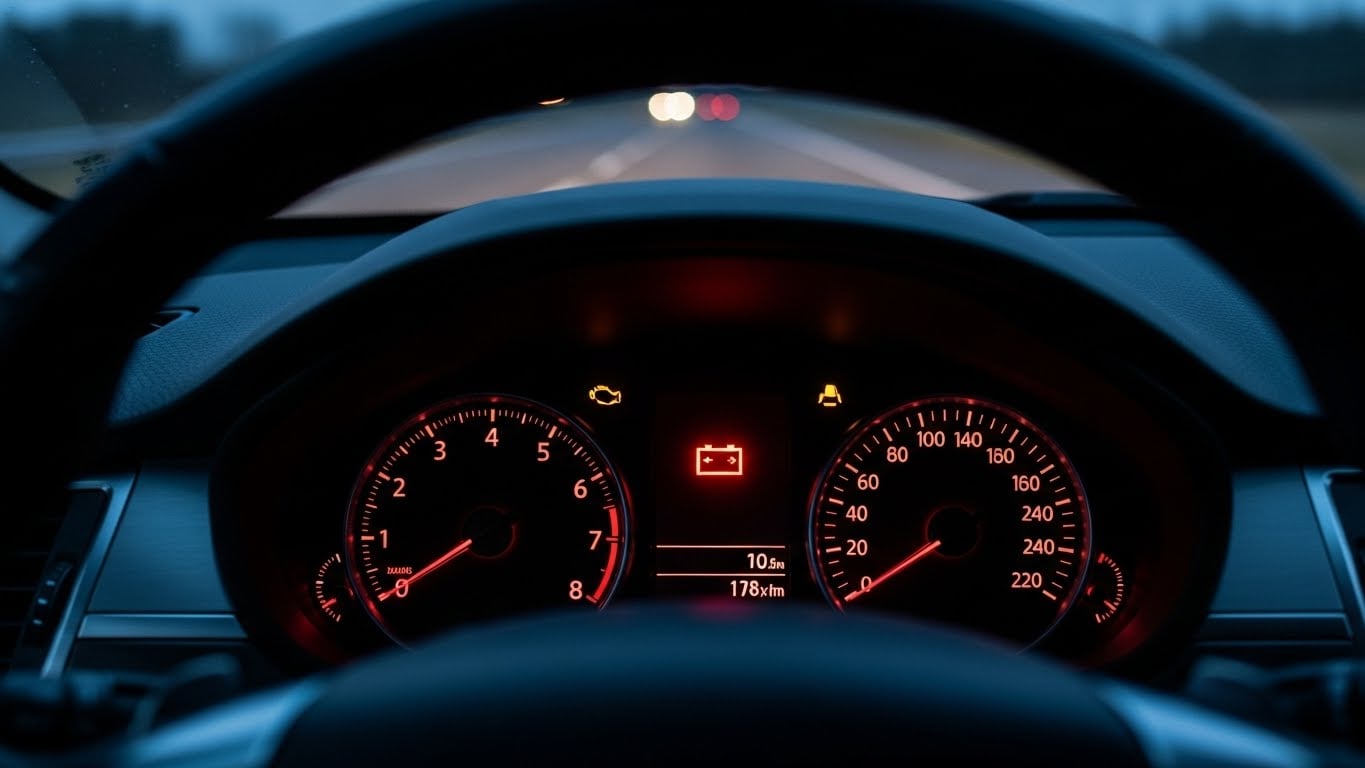 Akü lambası neden yanar?