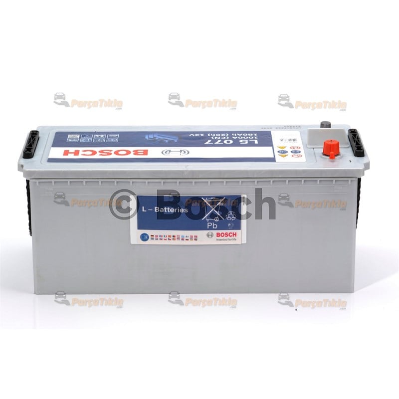 Akü, 12V 180Ah Deepcycle Bosch Akü Servis