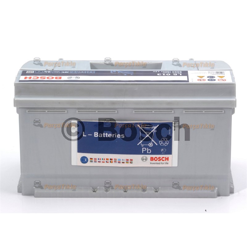 Akü, 12V 90Ah Deepcycle Bosch Akü Servis