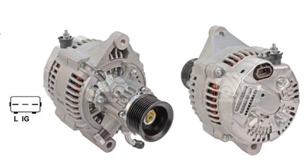 Alternatör 12v 120ah Land Rover Defender Rover Discovery Önden Vakumlu | Pluslıne 1002132530