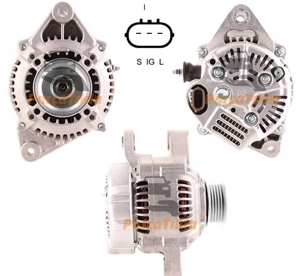 Alternatör 12v 70ah Corolla 1,6 98 3fiş | Unıp Alt5041