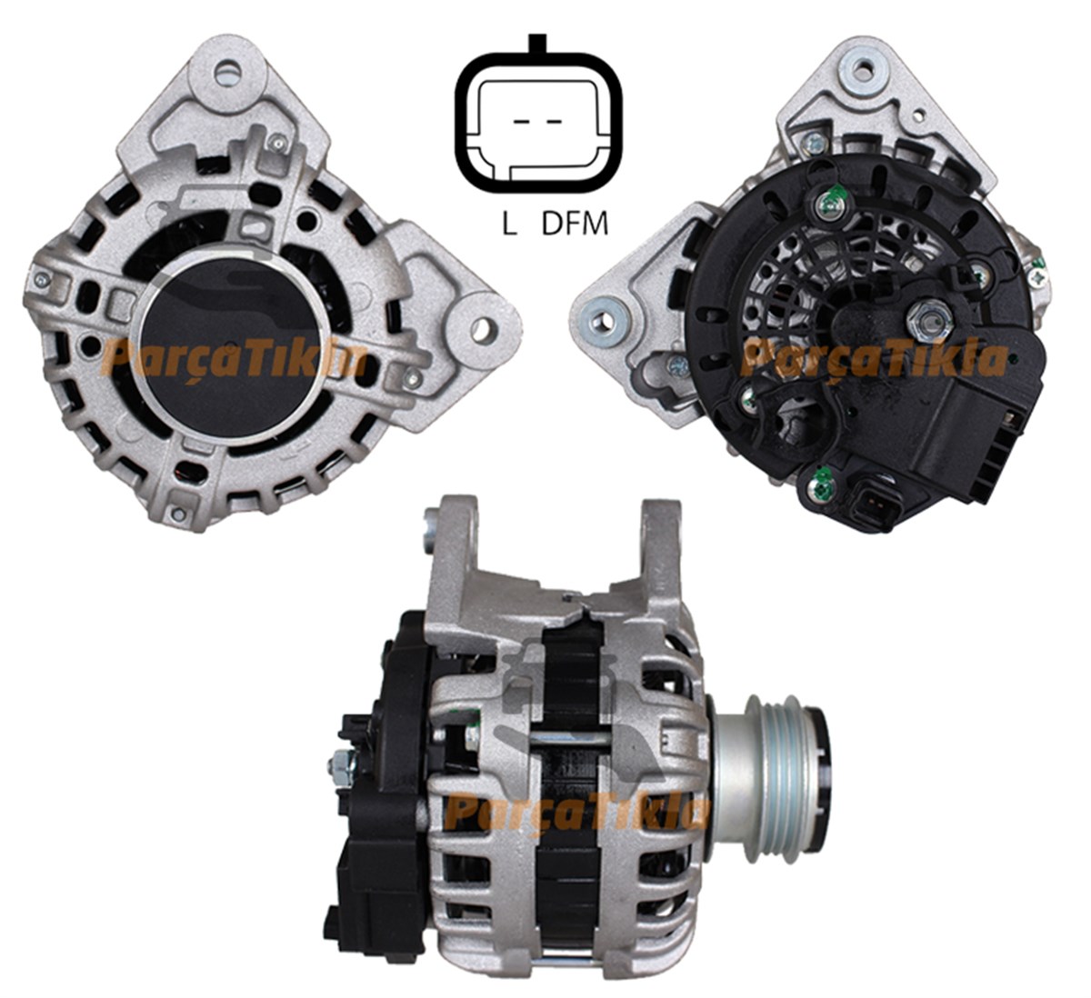Alternatör 12V 90AH Sandero Laguna II Clio 0.9 Dacia Dokker Sandero Logan Duster | BOSCH F000BL04BC
