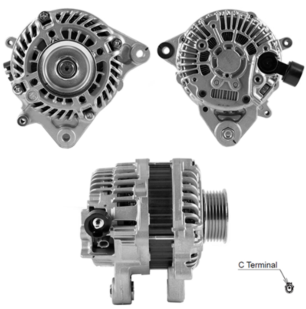 Alternatör 12V 95AH Honda Civic 1.4 - 1.8 Honda FB7 ALT5304 A5TJ0191AM A5TJ0191ZE A5TJ0191ZC A5TJ0191AM | REMARK ALT5304