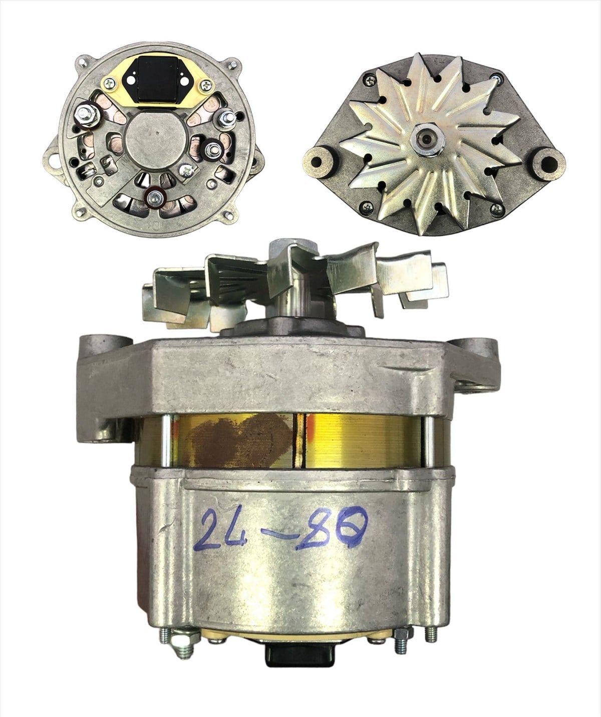 Alternatör 24V 80Ah 2 Ayaklı İş501 İnt