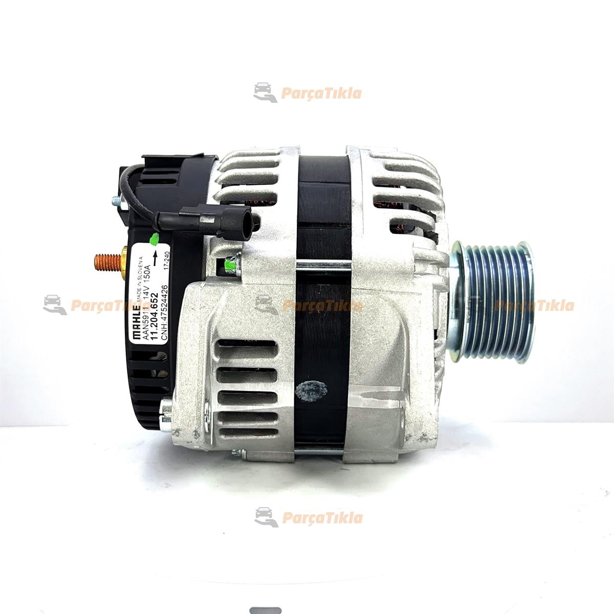 Alternatör 12v 150ah Iskra New Holland Case Traktör Tofaş Uyumlu Slx Yüksek Amper Ayaklar (ikili Ayak Arası 82mm) Önden İki | Mahle Mg777