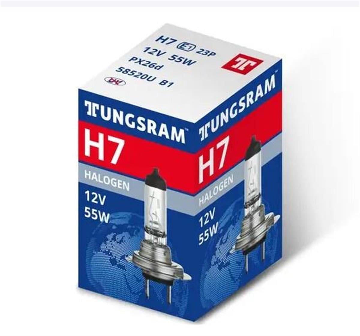 Ampul 12V H7 55W Narva48328 | Tungsram Tu58520u