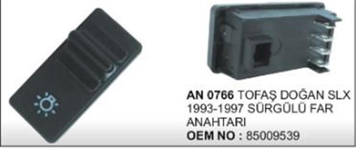 Anahtar Far Doğan Slx 93-97 010701 11340 | Vertex An766