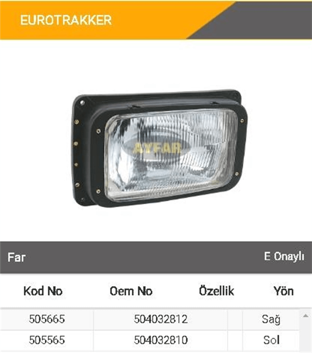 AYFAR505665-Far Komple
