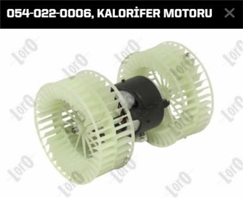 BEHR8EW009158181-Kalorifer Motoru