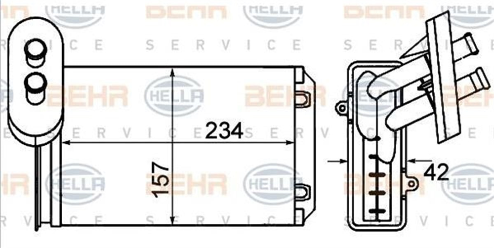 BEHR8FH351001611-Kalorifer Radyatörü