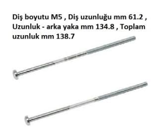 Alternatör Saplaması M5x135 Scania Volvo Mercedes | Bosch 1123429203