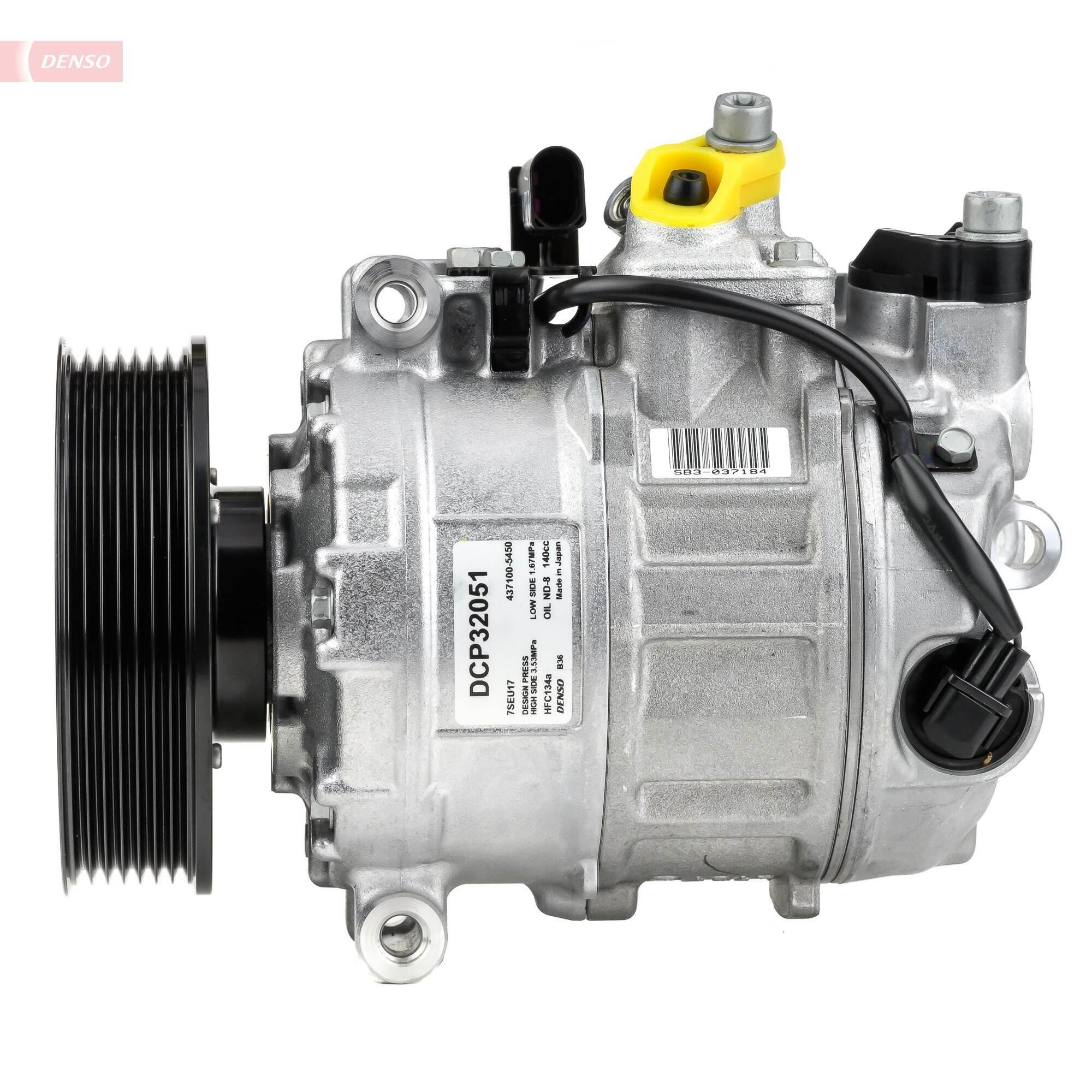 Klima Kompresörü 7PK Volkswagen Touareg 4.2 06-10 Porsche Cayanne Panamera DCP32051 | DENSO DCP32051
