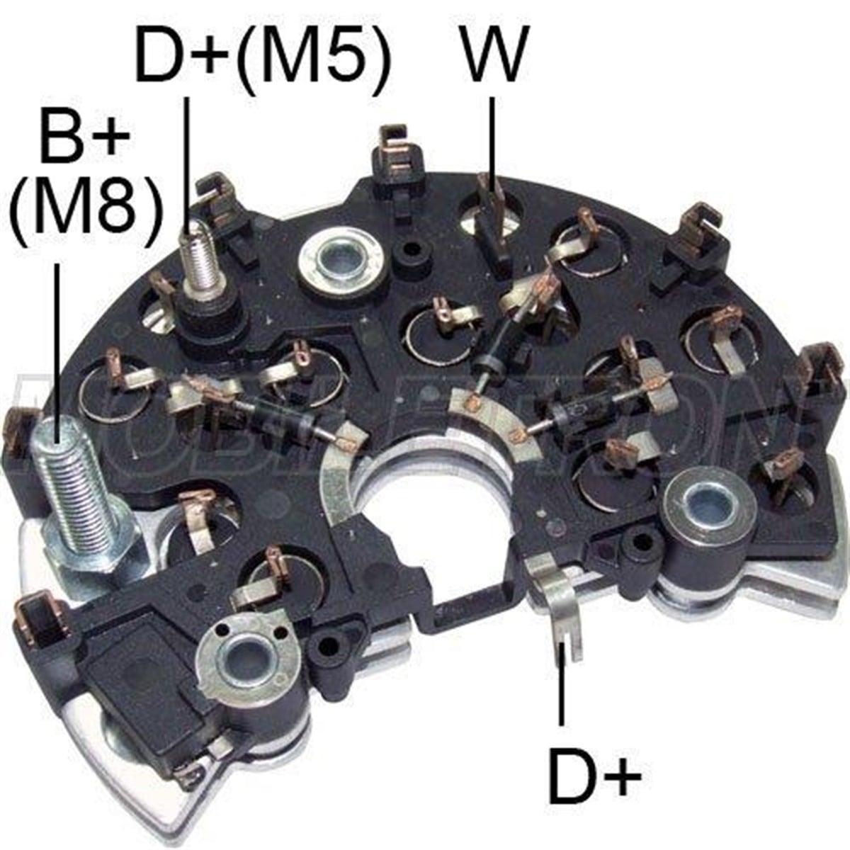 Diyot Tablası 124mm Bosch Benz Mercedes E 200/200 E C 18 / Sprınter / Vıto Rb-29h Rb29h | Mobıletron Rb29h