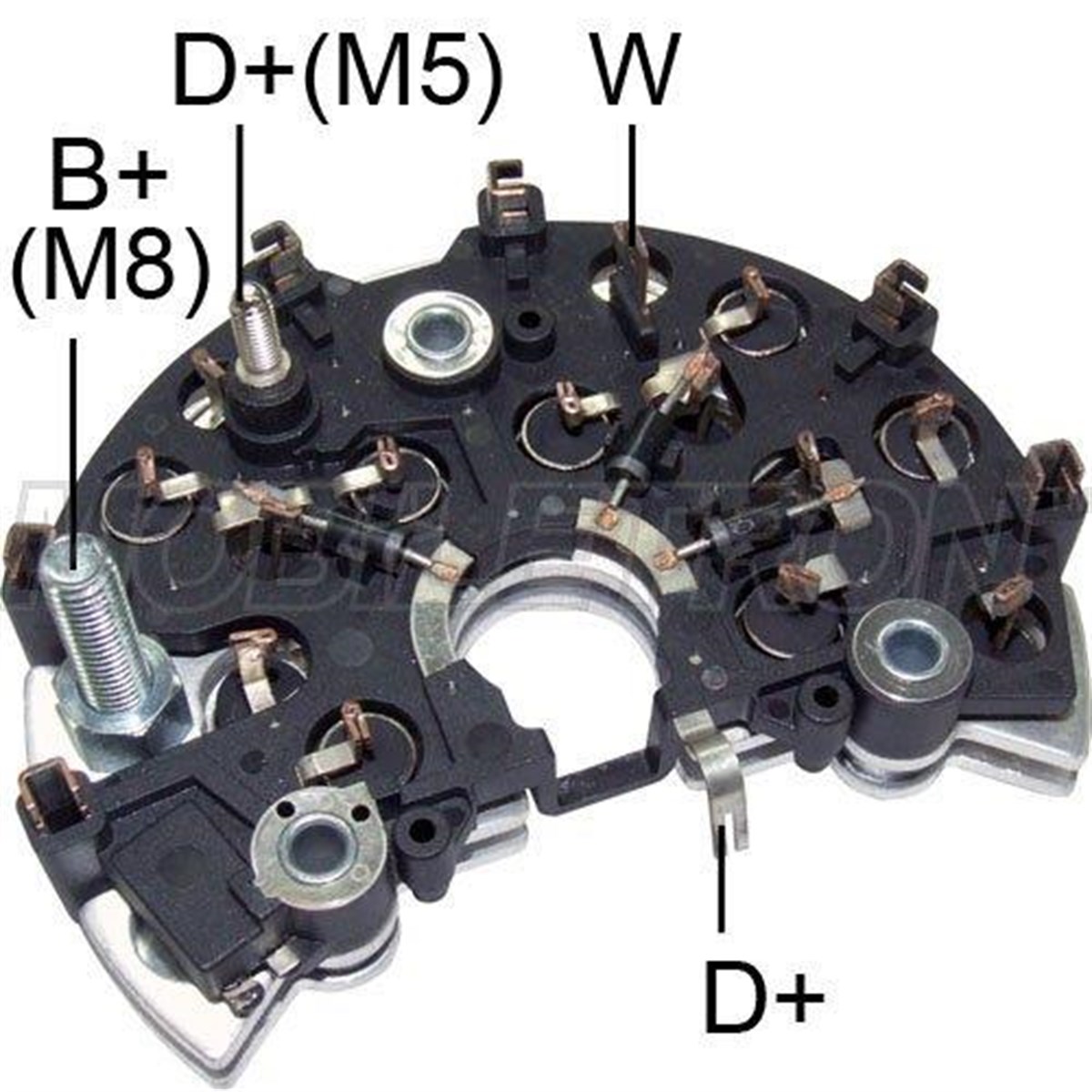 Diyot Tablası 124mm Bosch Benz Mercedes E 200/200 E C 18 / Sprınter / Vıto Rb-29h Rb29h | Mobıletron Rb29h
