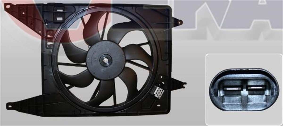 Fan Motoru 12V Davlumbazlı Dacia Logan Sandero SGR59666 | SGR 59666