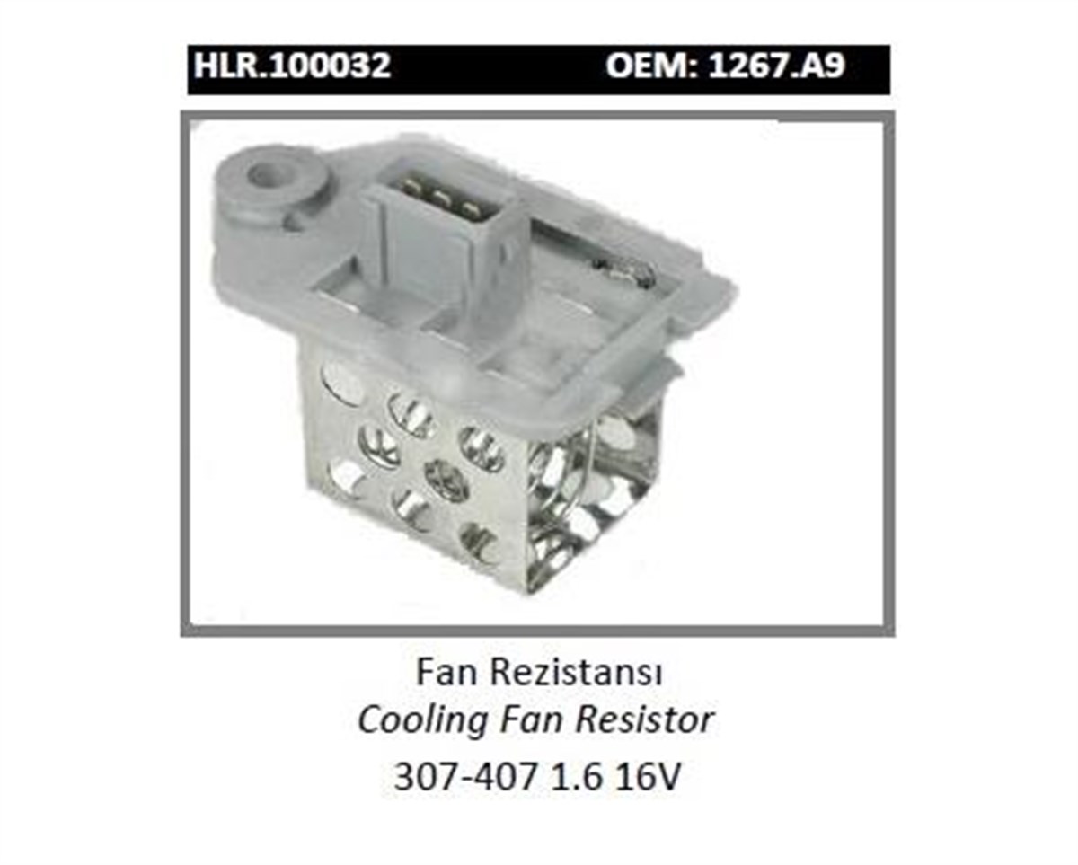 Fan Rezistansı Gri Peugeot Berlingo 307 407 1.6 Partner | Hellux Hlr100032
