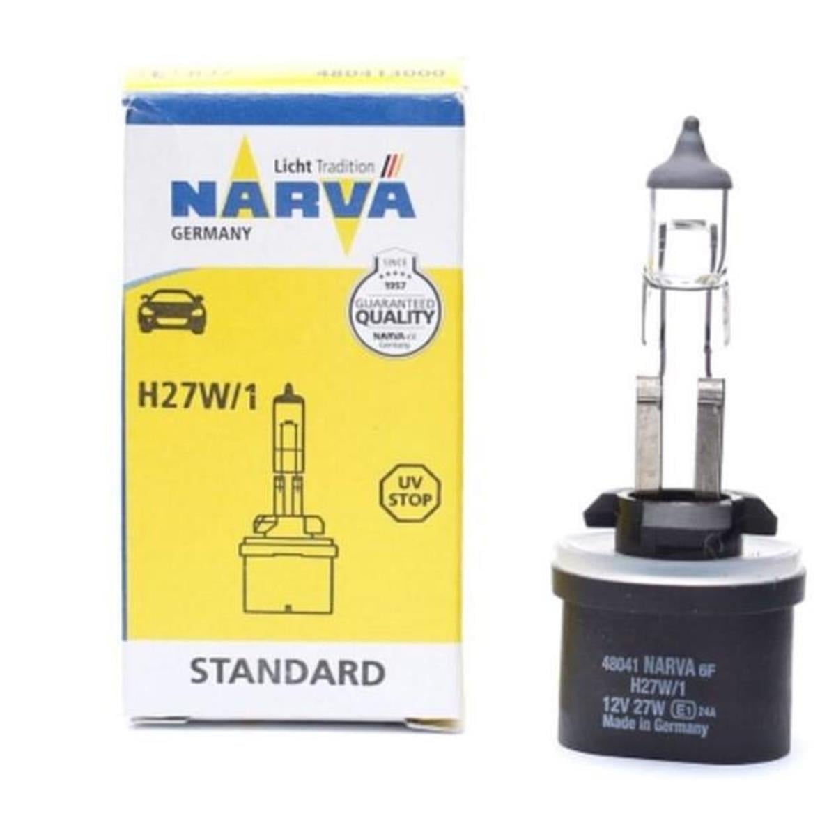 Far Ampulu 12V H27 Düz Soket Narva 48041 48042 | Narva 48041