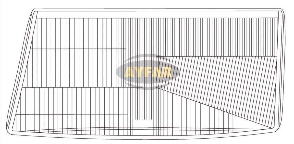 Far Camı Sağ Tofaş Tempra | Ayfar C11109