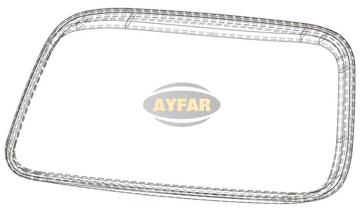 Far Camı Sağ Mercedes Actros Mp3 2008- | Ayfar C11601