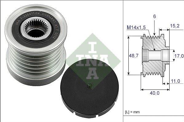 GMP4670038-Alternatör Kasnağı
