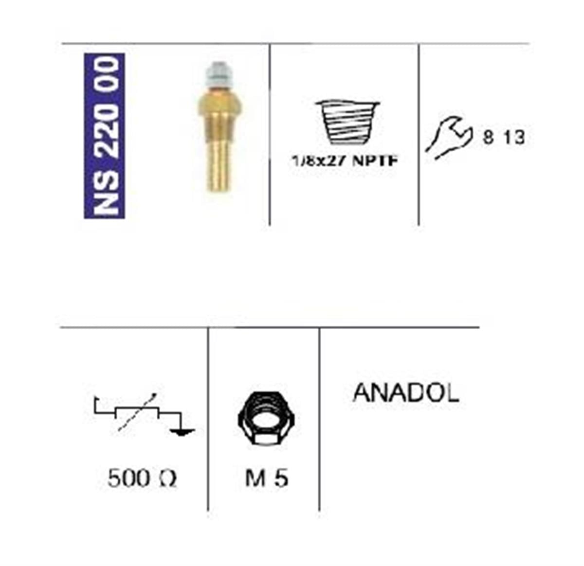 Hararet Müşürü Ford Anadol Taunus Escort Nesan 22000 | Nesan Ns22000