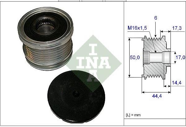 INA535014810-Alternatör Kasnağı