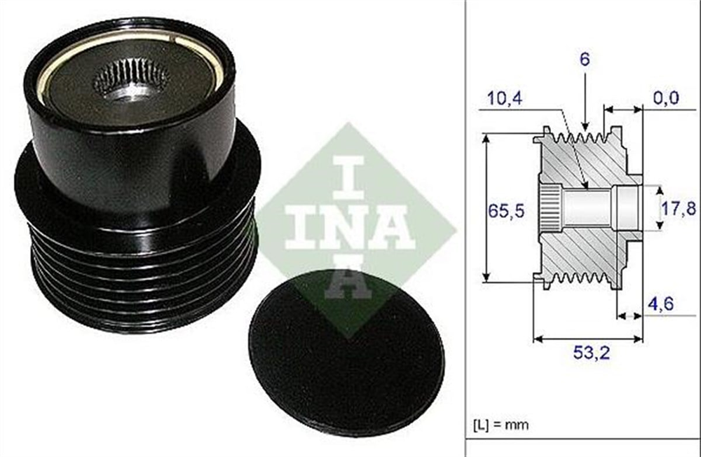 INA535019510-Alternatör Kasnağı