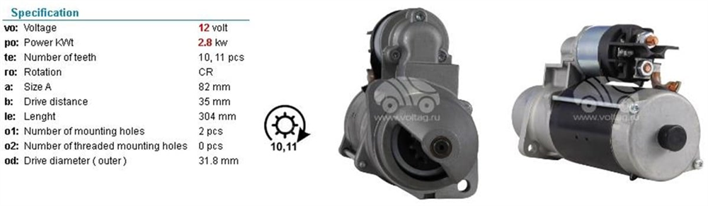 ISKRA11131833-Marş Motoru - Marş Dinamosu