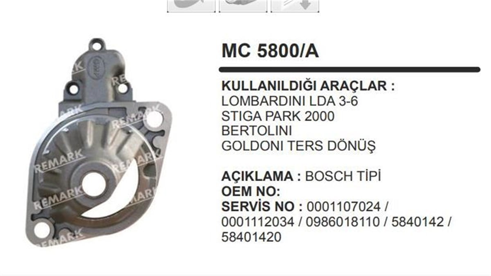 ITHPKMC5800A-Marş Pinyon (Ön) Kapağı