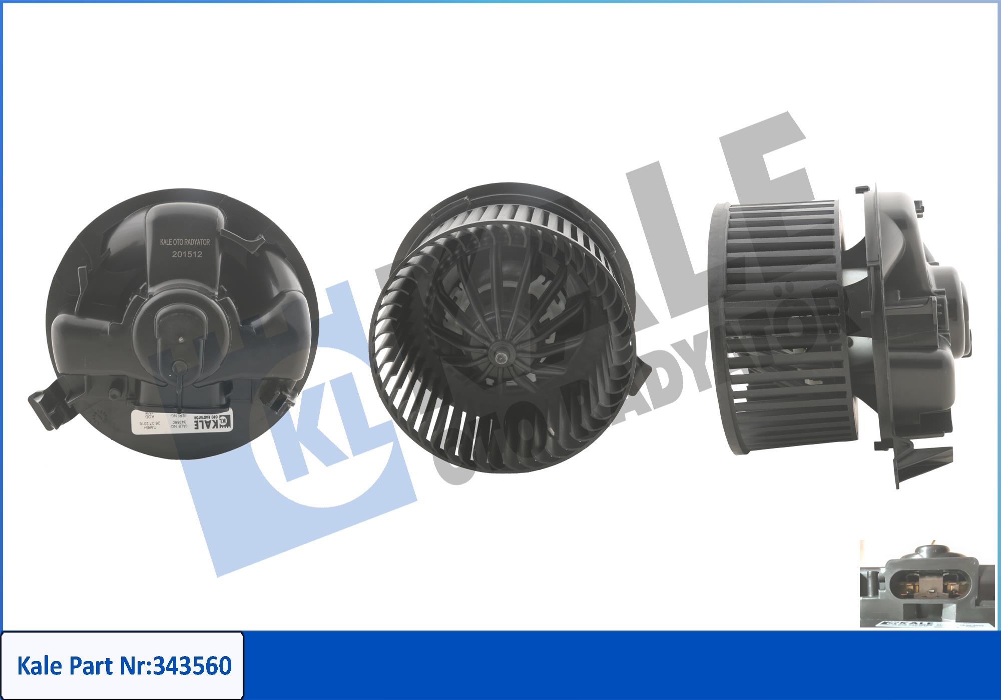 KALE343560-Kalorifer Motoru