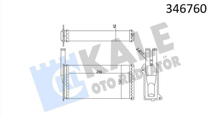 KALE346760-Kalorifer Radyatörü