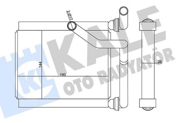 KALE358605-Kalorifer Radyatörü