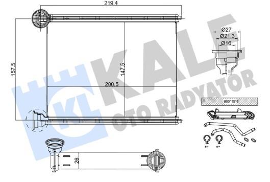 KALE370755-Kalorifer Radyatörü