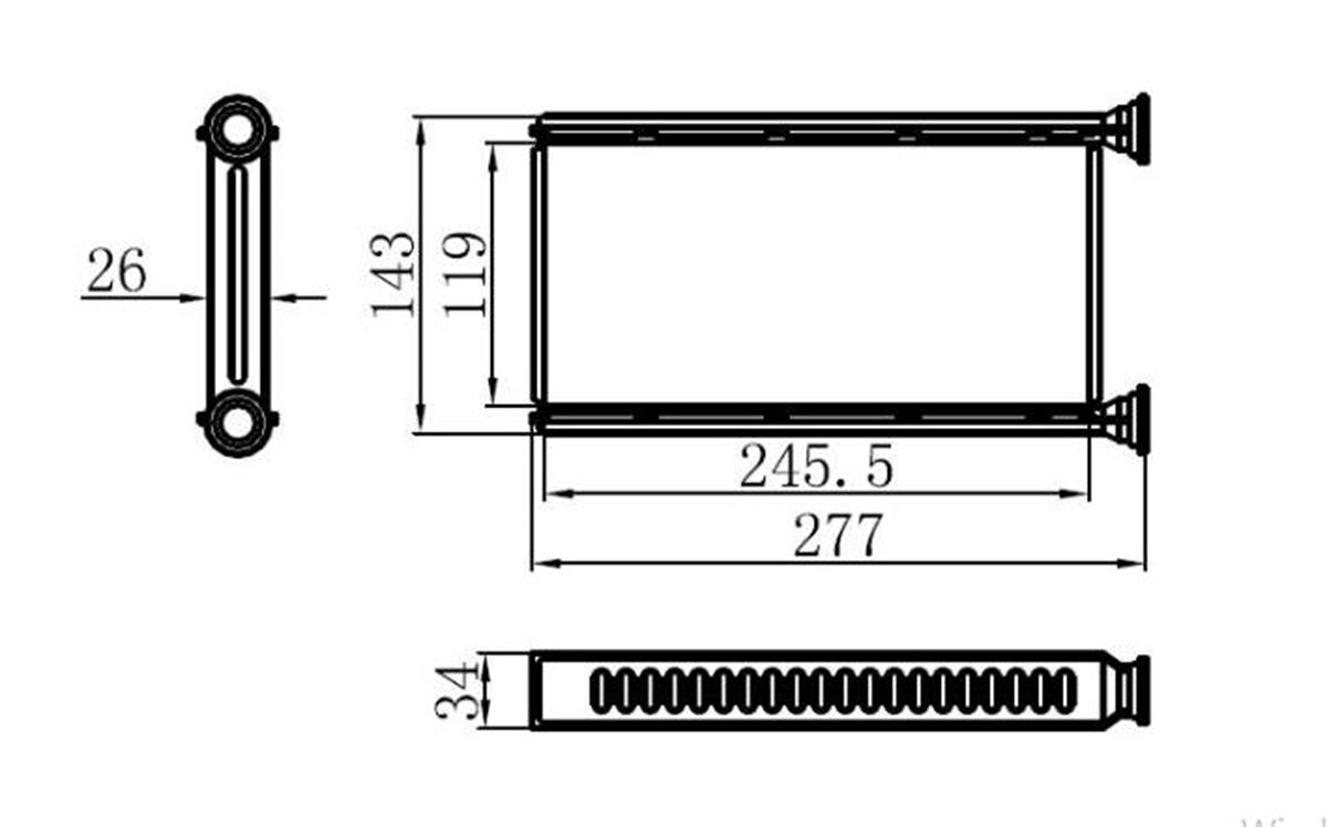 Kalorifer Radyatörü Mıtsubıshı L200 12 7801A913
