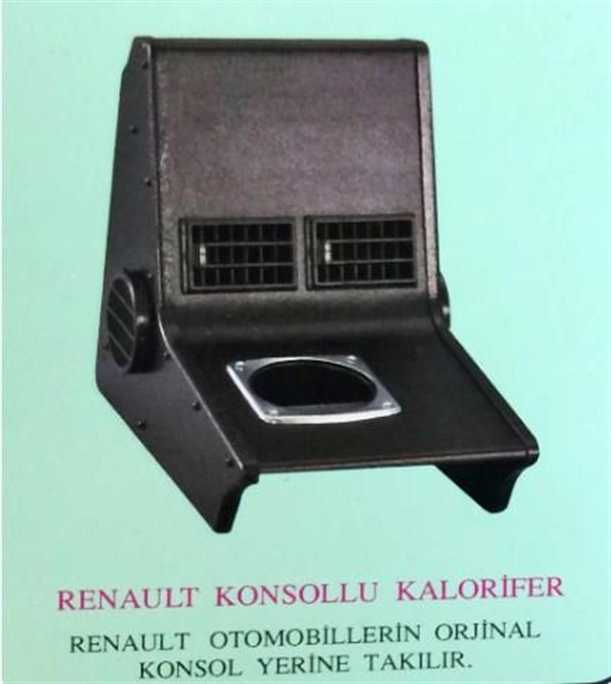 Kalorifer Renault 12 Çorum (Konsollu) Çorum Kalorifer R12
