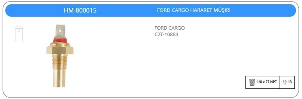 KLFHM800015-Hararet Müşürü