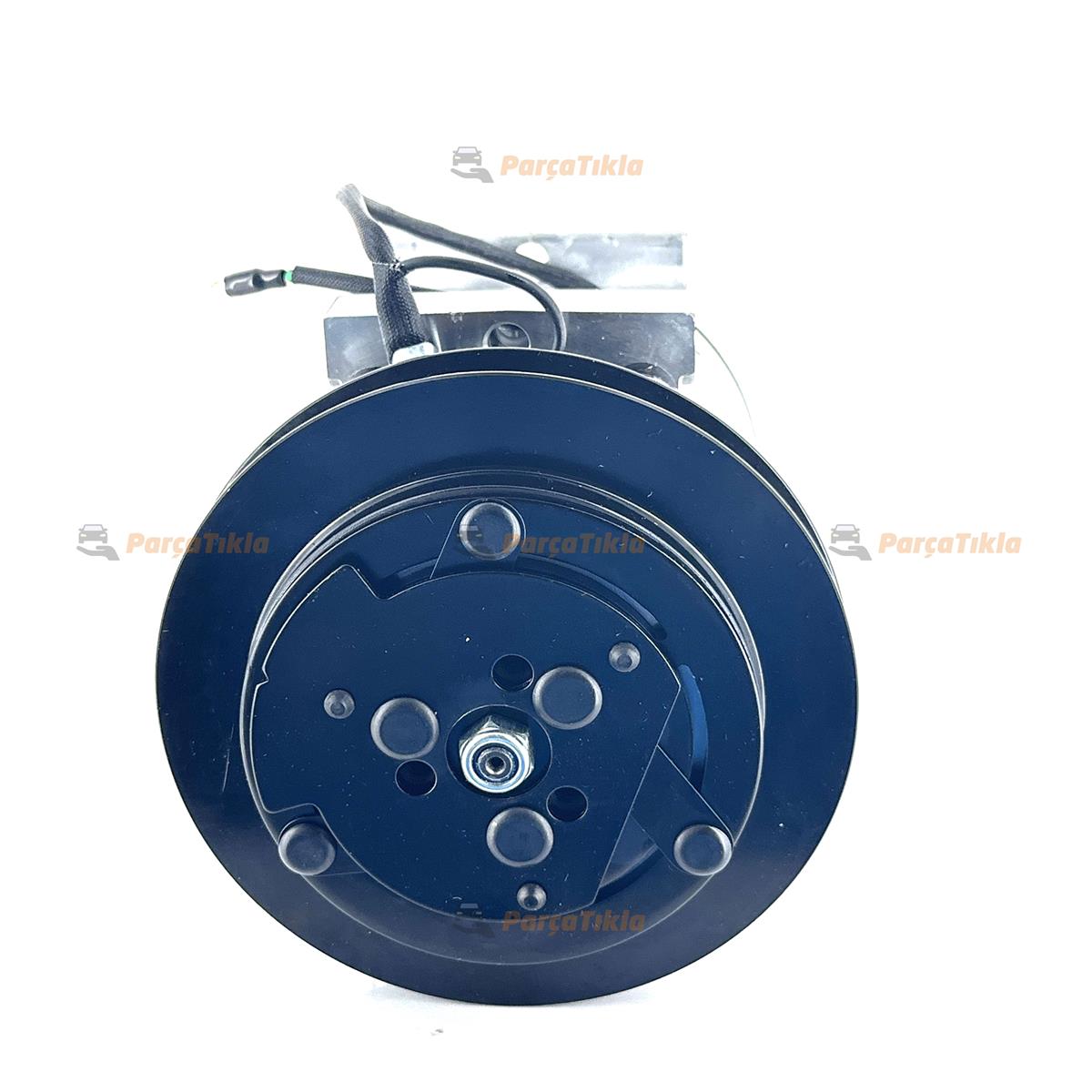 Klima Kompresörü 24V 1PK 146mm V Kayış Sumitimo Case SD7H13 Kobelco Sk 200 400 İş Makinasi Bloktan Bağlantılı Arkadan Çıkış | KAPO 3241