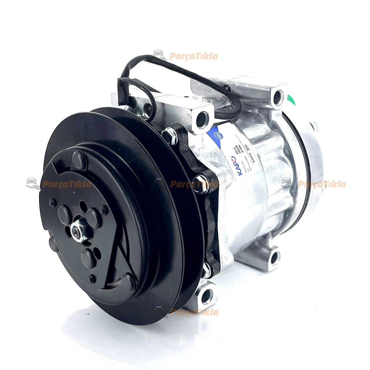 Klima Kompresörü 24V 1PK 146mm V Kayış Sumitimo Case SD7H13 Kobelco Sk 200 400 İş Makinasi Bloktan Bağlantılı Arkadan Çıkış | KAPO 3241