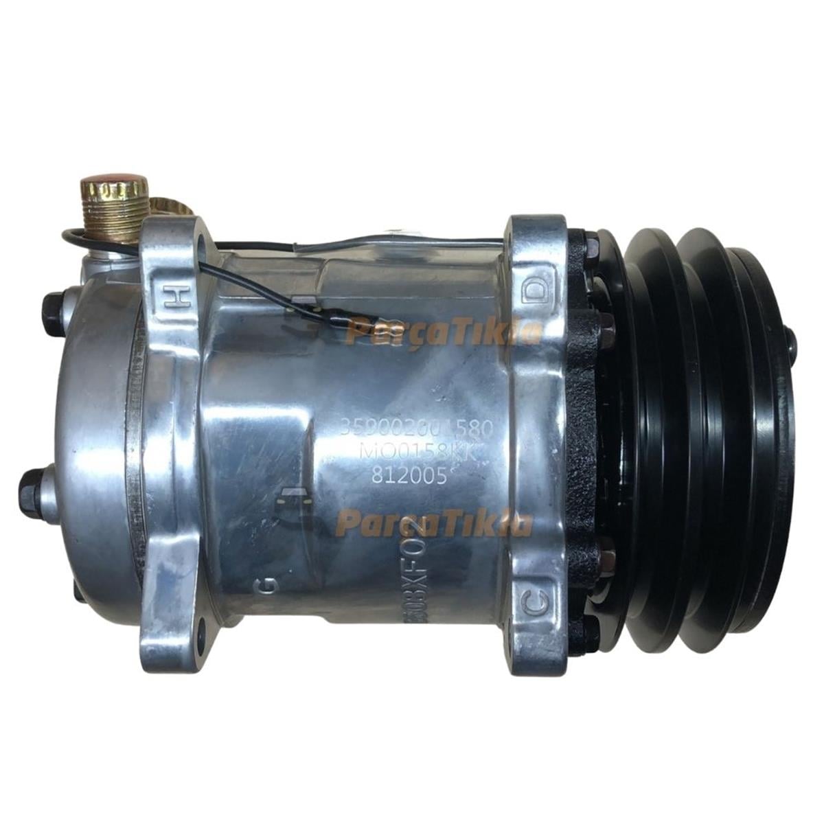 Klima Kompresörü 12v 2pk V Kayıs 5h14 Üstten Çıkış İnce Kalın 42010112 | Marellı 359002001580