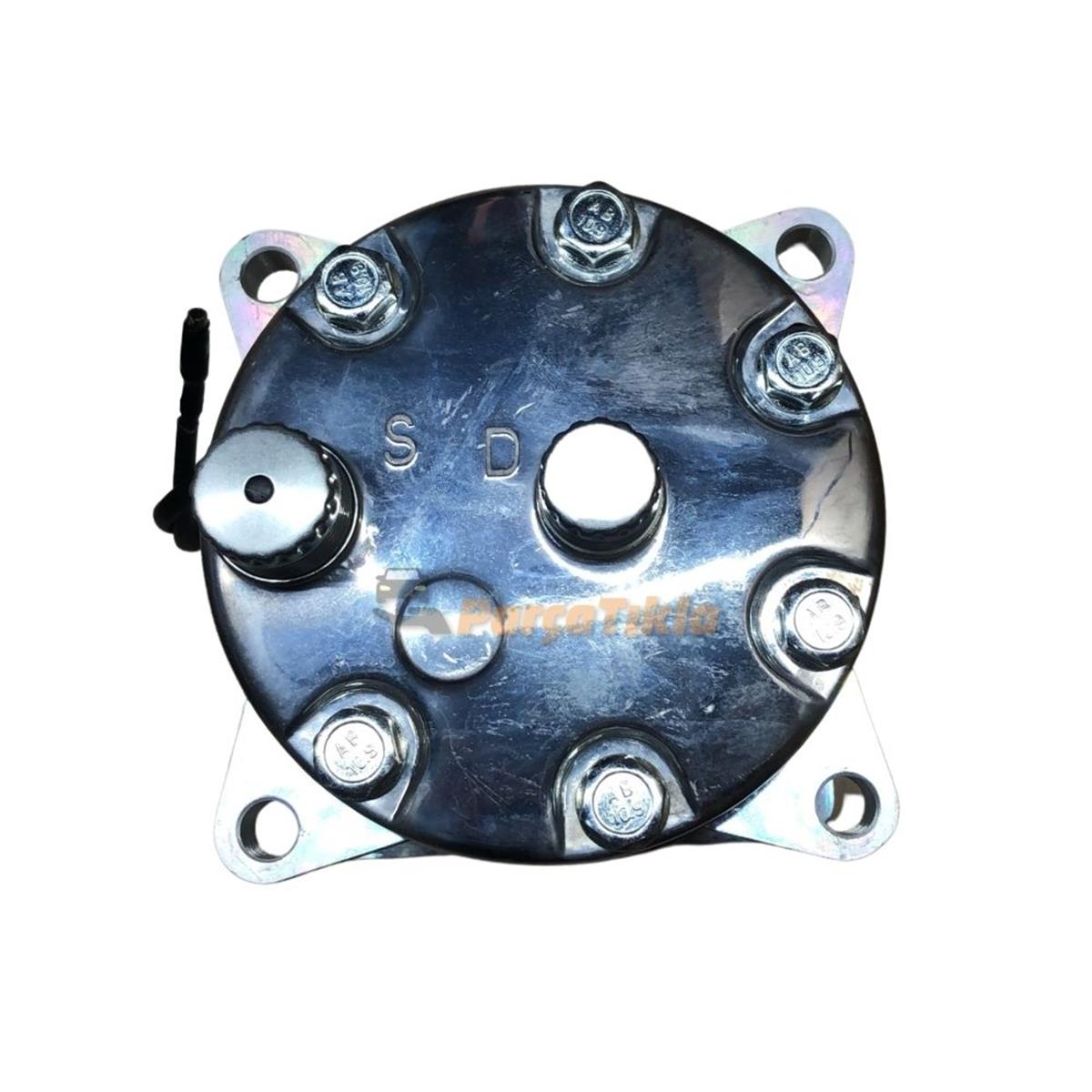 Klima Kompresörü 12V 7H15 2PK V Kayış 132mm Arkadan Çıkış İnce Kalın SANDEN8227 SD8227 | MARELLI 359002001740