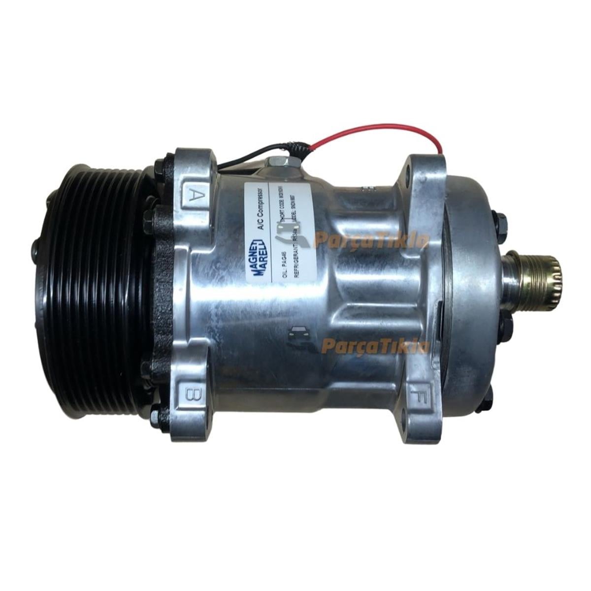 Klima Kompresörü 12V 8PK 5H14 Arkadan K.k. Kalın Kalın 119mm PV8 | MARELLI 359002001630