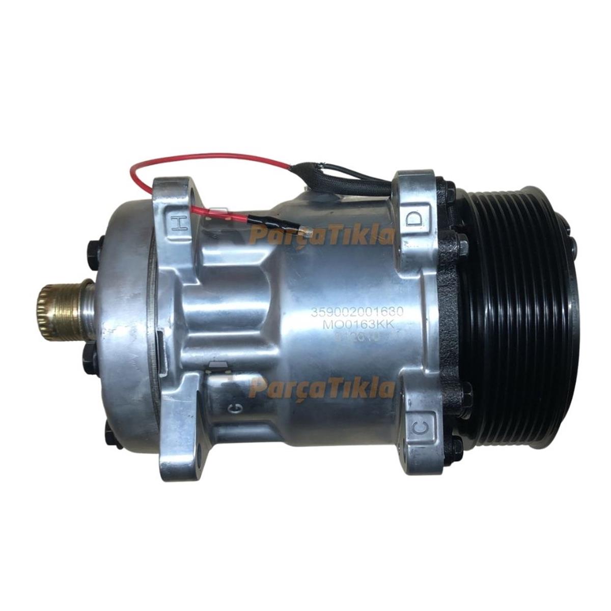 Klima Kompresörü 12V 8PK 5H14 Arkadan K.k. Kalın Kalın 119mm PV8 | MARELLI 359002001630